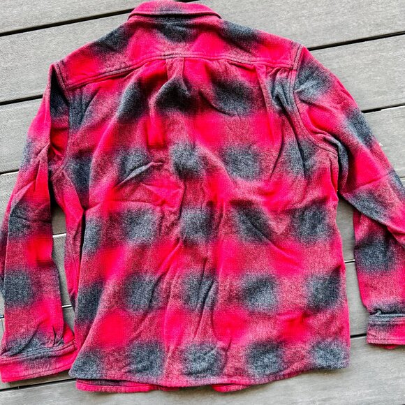 LL Bean 2025 Mens Signature Northwoods Twill Flannel Shirt XL Red Camp - Picture 5 of 5